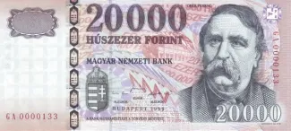Hungary 20.000 Forint, 1999 image