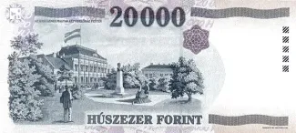 Hungary 20.000 Forint, 2004-2007 reverse