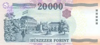 Hungary 20.000 Forint, 2008-2009 reverse