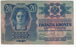 Hungary 20 Korona, 1913 image
