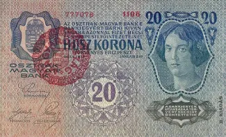 Hungary 20 Korona, 1918 image
