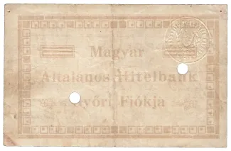 Hungarian notgeld 20 Korona, 1919 reverse