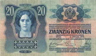 Hungary 20 Korona, 1920 reverse