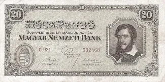 Hungary 20 Pengő, 1926 image