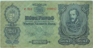 Hungary 20 Pengő, 1930 image