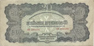Hungary 20 Pengő, 1944 image