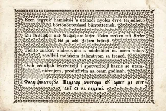 Hungary 2 Forint, 1849 reverse