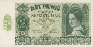 Hungary 2 Pengő, 1940 image