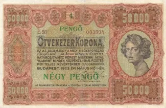 Hungary 4 Pengő, 1925 image