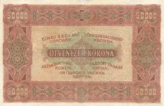 Hungary 4 Pengő, 1925 reverse