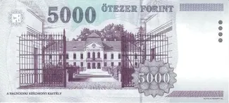 Hungary 5.000 Forint, 1999 reverse