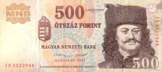 Hungary 500 Forint, 2013 image