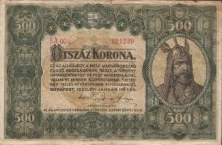 Hungary 500 Korona, 1920 image