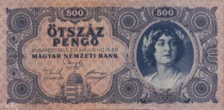 Hungary 500 Pengő, 1945 image