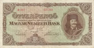 Hungary 50 Pengő, 1945 image