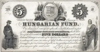 Hungary 5 Dollars, 1852 image