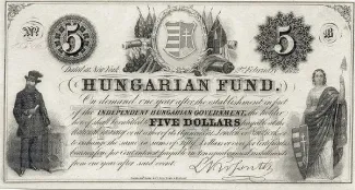 Hungary 5 Dollars, 1852 image