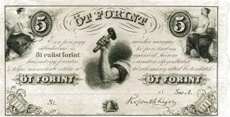 Hungary 5 Forint, 1852 image
