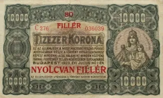 Hungary 80 Fillér, 1925 image