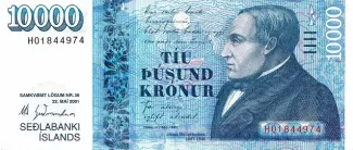 Iceland 10.000 Krónur, 2001 image
