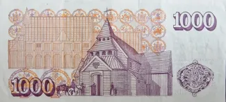 Iceland 1.000 Krónur, 2001 reverse