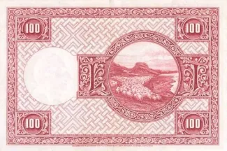 Iceland 100 Krónur, 1928 reverse