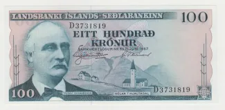 Iceland 100 Krónur, 1957 image
