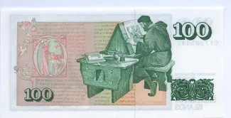 Iceland 100 Krónur, 1961 reverse