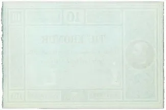 Iceland 10 Krónur, 1885 reverse