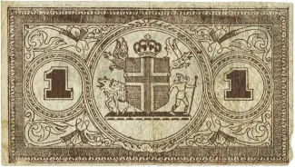 Iceland 1 Króna, 1941 reverse