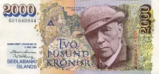 Iceland 2.000 Krónur, 1986 image
