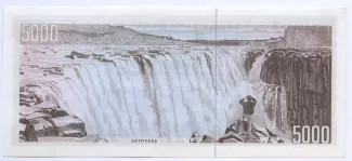 Iceland 5.000 Krónur, 1961 reverse