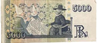 Iceland 5.000 Krónur, 2001 reverse