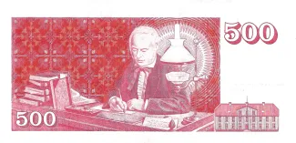 Iceland 500 Krónur, 2001 reverse