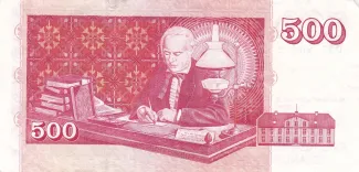 Iceland 500 Krónur, 2001 reverse