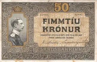 Iceland 50 Krónur, 1900 image