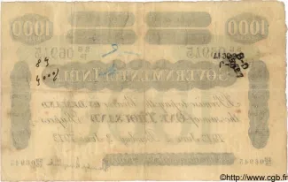 India, British 1.000 Rupees, 1915 reverse