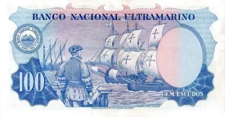 India 100 Escudos, 1959 reverse