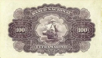 India 100 Rupias, 1924 reverse