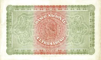 India 10 Rupias, 1906 reverse