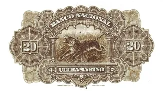 India 20 Rupias, 1924 reverse