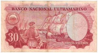 India 30 Escudos, 1959 reverse
