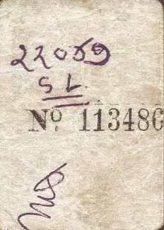 Indian princely states 1 Paisa, 1940-1945 reverse