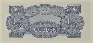 Netherlands East Indies 0.5 Gulden, 1942 reverse