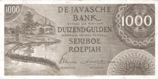 Netherlands East Indies 1.000 Gulden/Roepiah, 1946 image