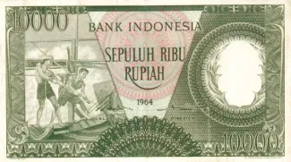 Indonesia 10 000, 1964 image