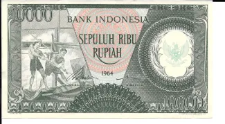 Indonesia 10 000, 1964 image