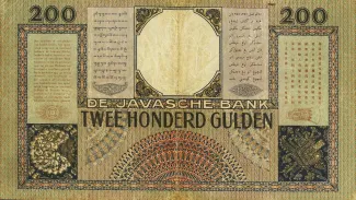 Netherlands East Indies 200 Gulden, 1938-1939 reverse