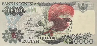 Indonesia 20 000, 1998 image