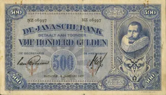 Netherlands East Indies 500 Gulden, 1930 image